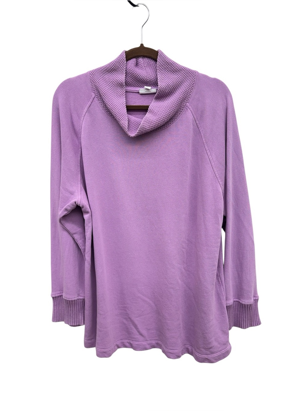 J. Jill Lavender Pink Cowl Neck Tunic